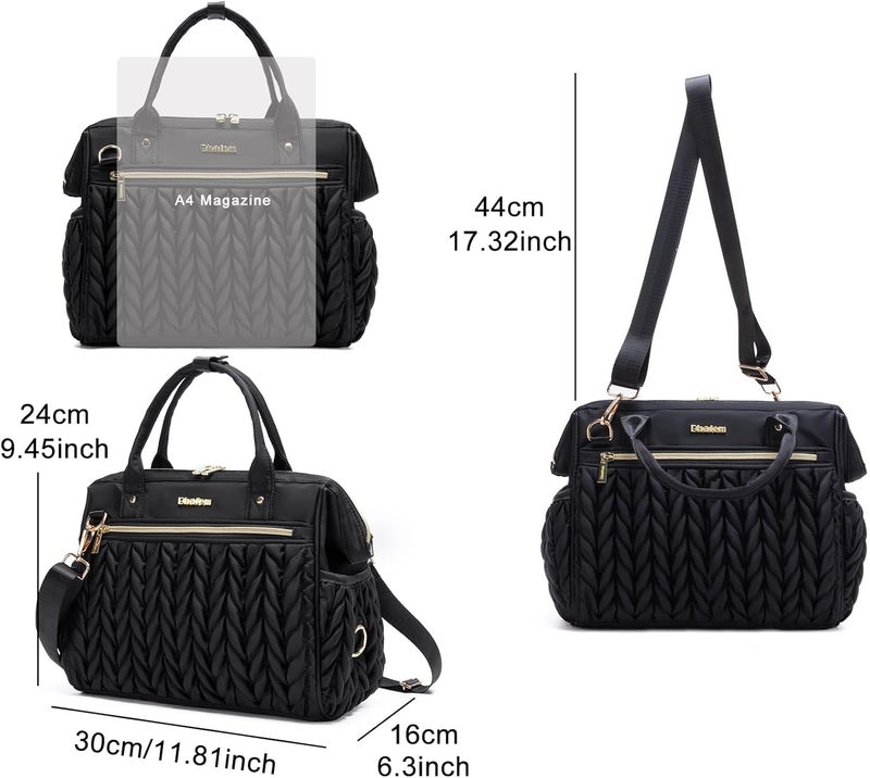 BHAFEM Small Diaper Bag Tote Crossbody, Medium Baby Bag Convertible Backpack for Women Diaper Purse - Image 4